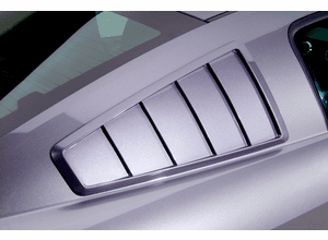 05-09 Mustang 65' Style Quarter Window Louvers