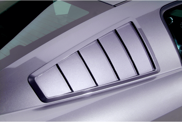 05-09 Mustang 65' Style Quarter Window Louvers