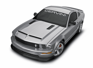 05-09 Mustang Ram Air Hood With Louvers