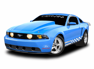 10-12 Mustang 4" Cowl Hood