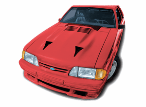 87-93 Mustang Twin Turbo Hood
